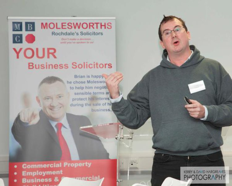 Tim Langley at Molesworth's business breakfast