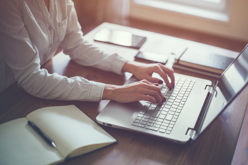 Woman working in office