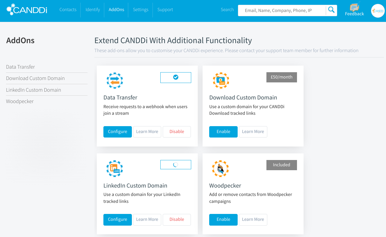 CANDDi Addons