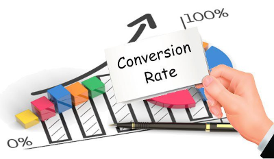 Conversion rate graph