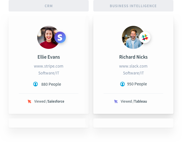 CRM interface