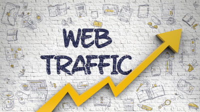 Web traffic graphic