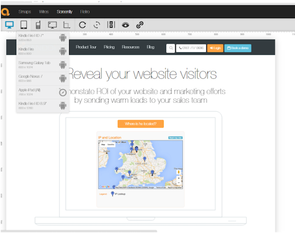 Quirktools screenshot