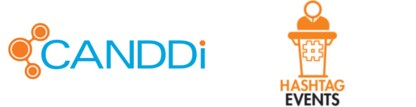 canddi logo and hastag events