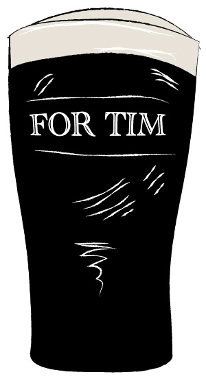A pint for Tim